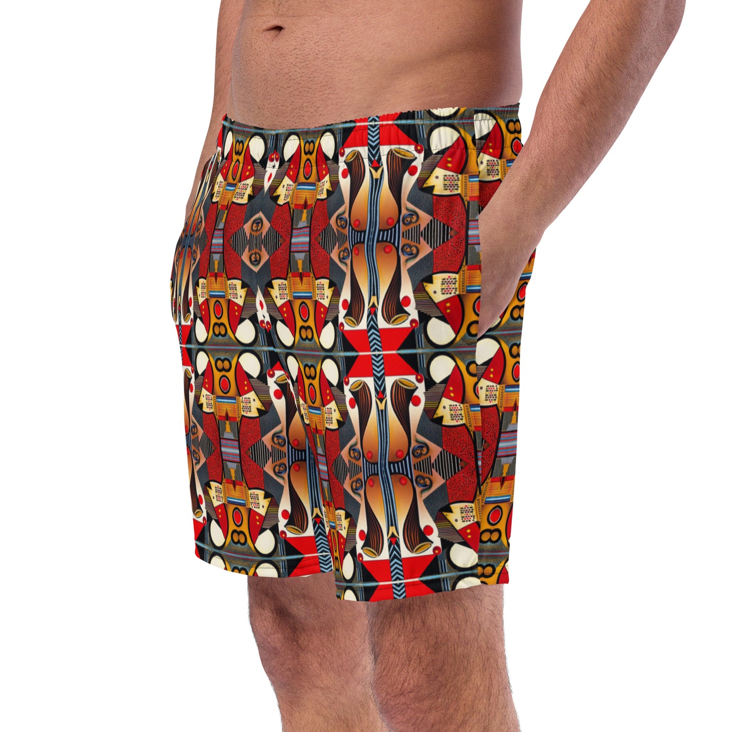 DMV 0208 Chic Boho Men's swim trunks