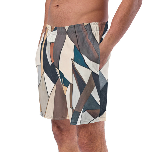 DMV 0264 Abstract Art Men's swim trunks