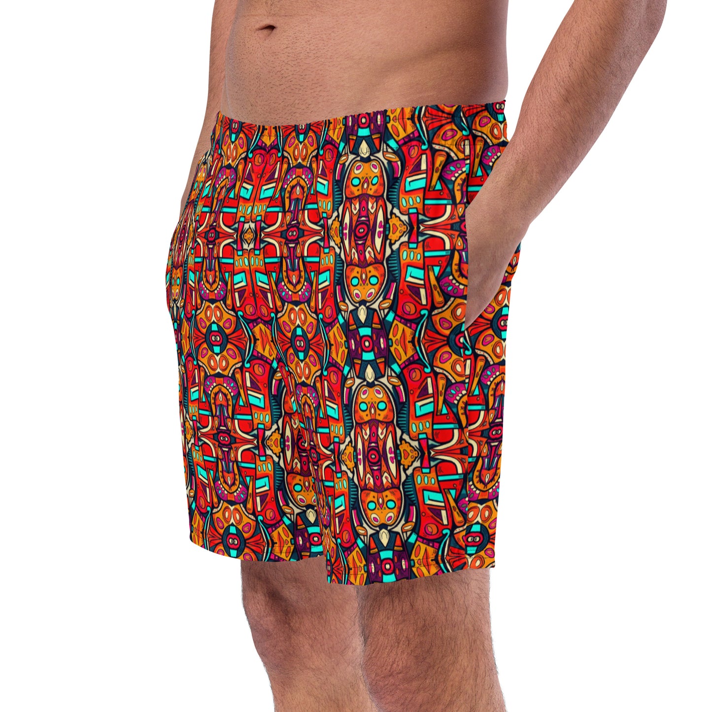 DMV 0110 Psy Artsy Men's swim trunks