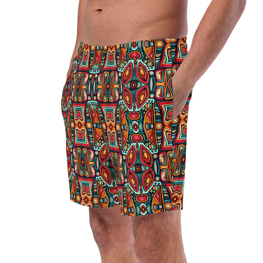 DMV 0113 Psy Artsy Men's swim trunks