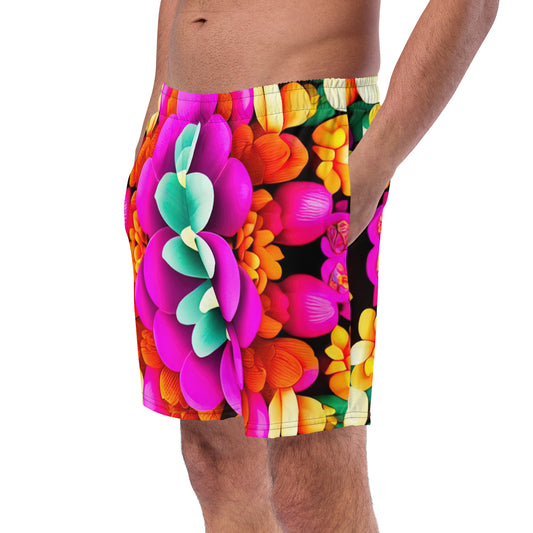 DMV 0250 Floral Men's swim trunks