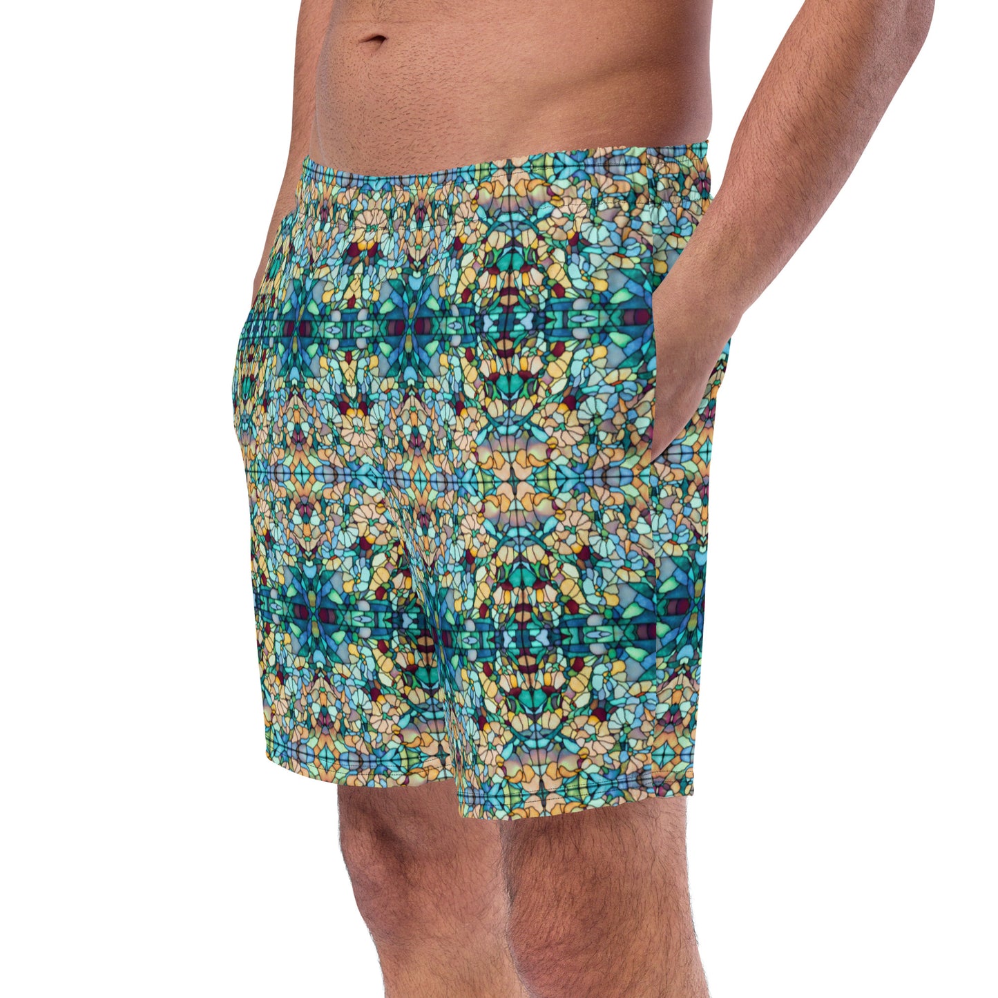 DMV 0254 Chic Boho Men's swim trunks