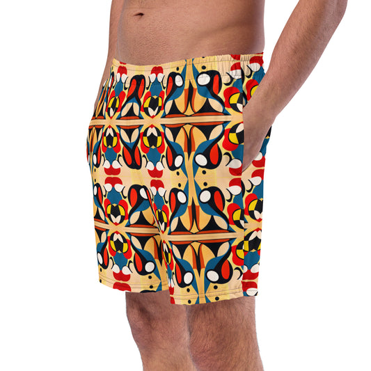 DMV 0148 Vintage Artsy Men's swim trunks