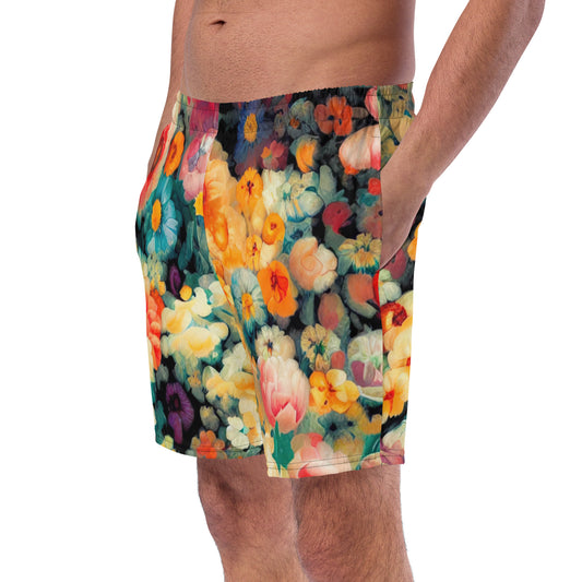 DMV 0150 Floral Men's swim trunks