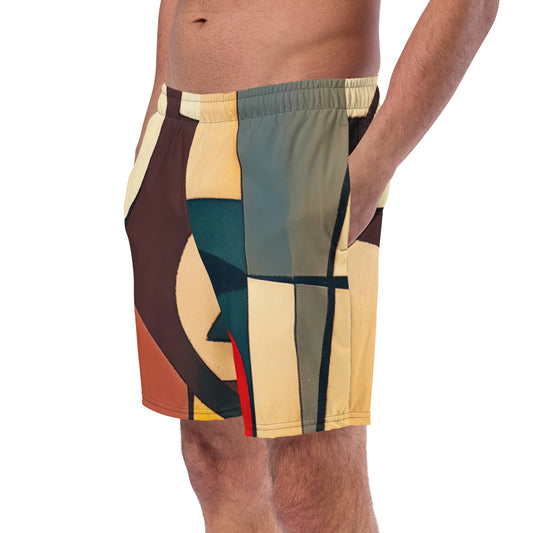 DMV 0296 Abstract Art Men's swim trunks