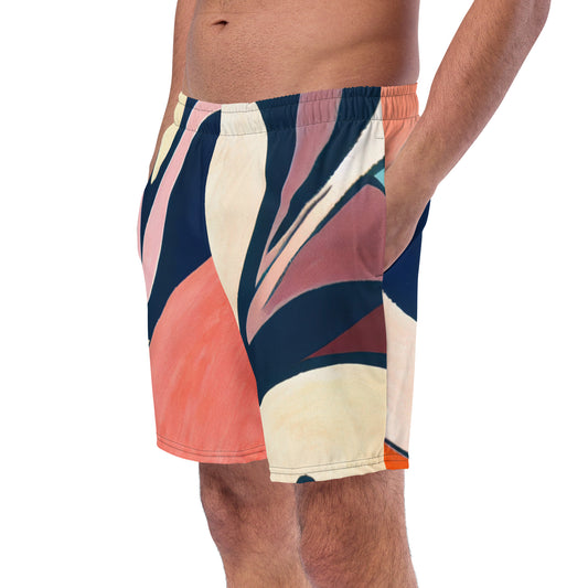 DMV 0175 Abstract Art Men's swim trunks