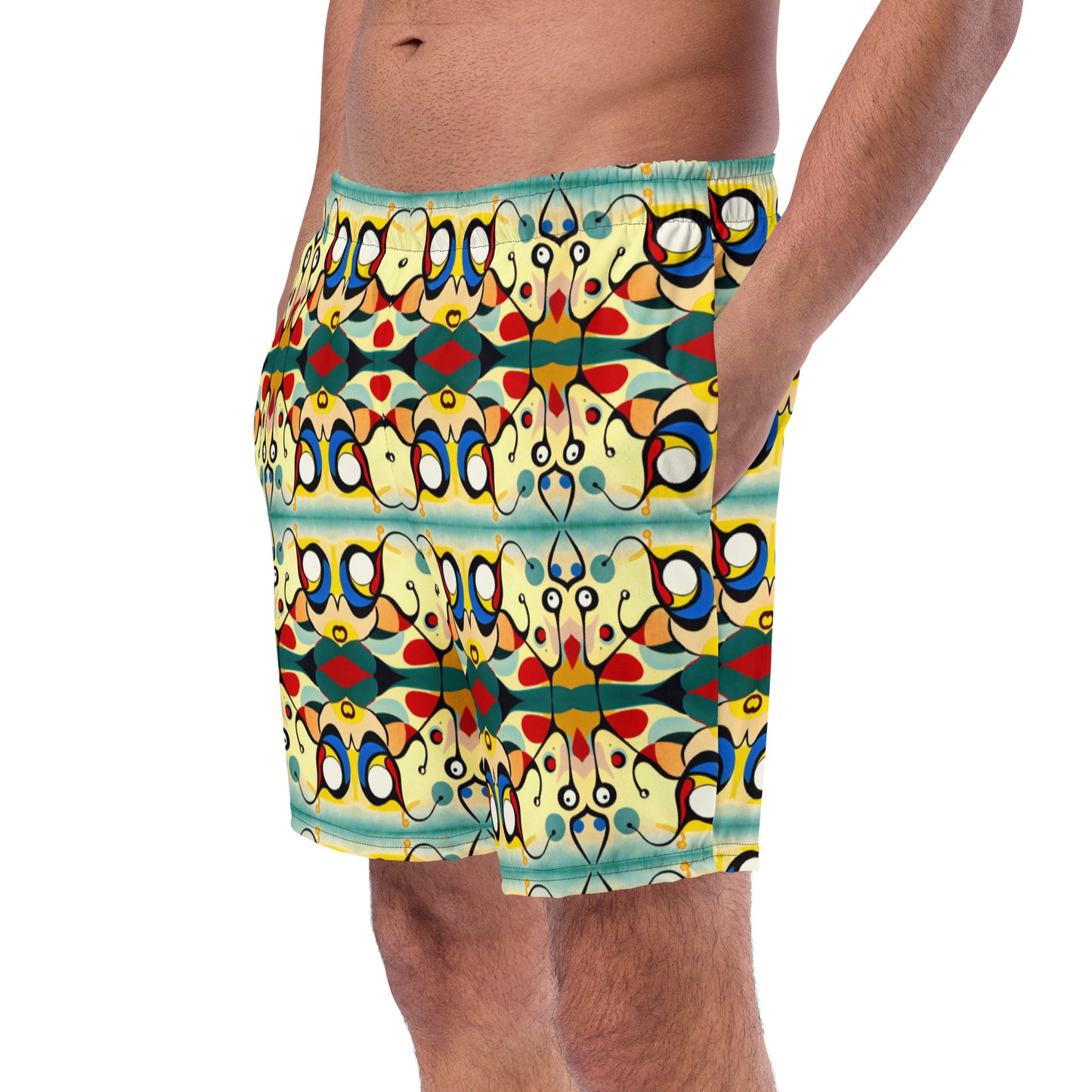 DMV 0405 Vintage Artsy Men's swim trunks