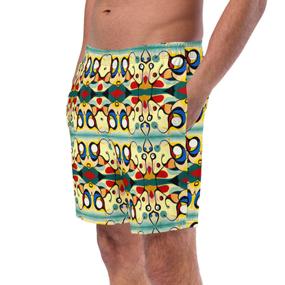 DMV 0405 Vintage Artsy Men's swim trunks