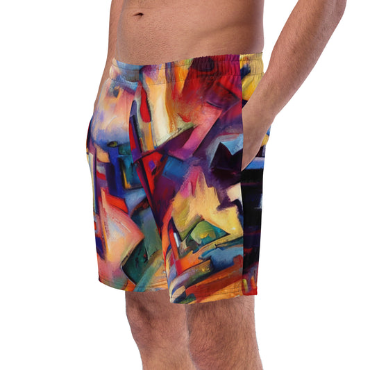 DMV 0308 Abstract Art Men's swim trunks