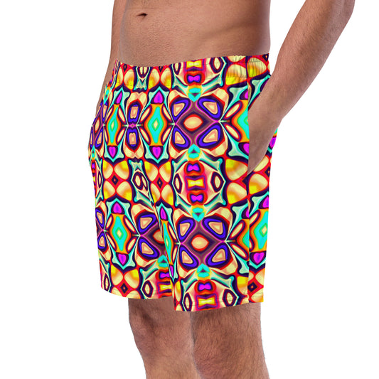 DMV 1357 Psy Artsy Men's swim trunks