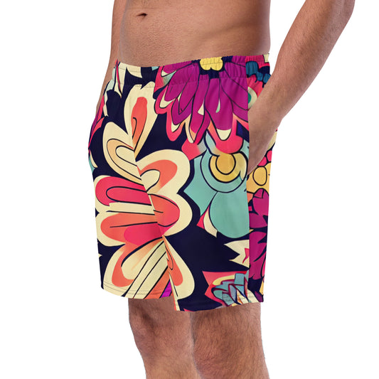 DMV 1525 Floral Men's swim trunks