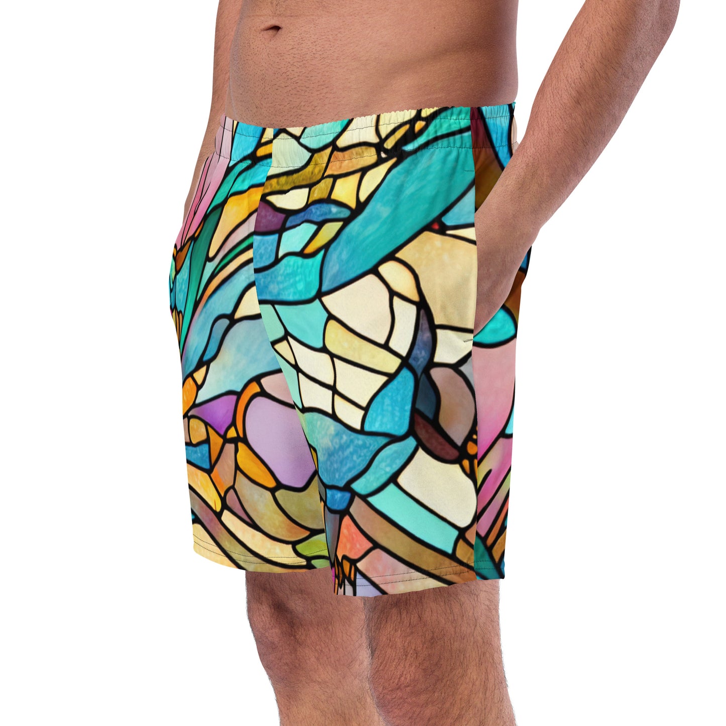 DMV 0167 Boho Men's swim trunks