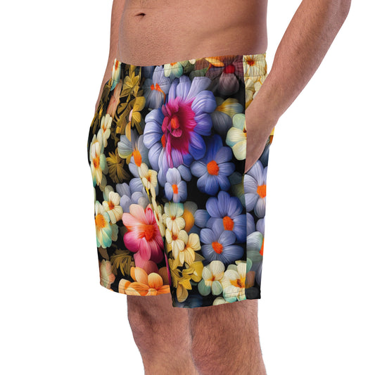 DMV 1522 Floral Men's swim trunks
