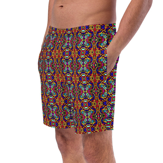 DMV 0190 Psy Artsy Men's swim trunks