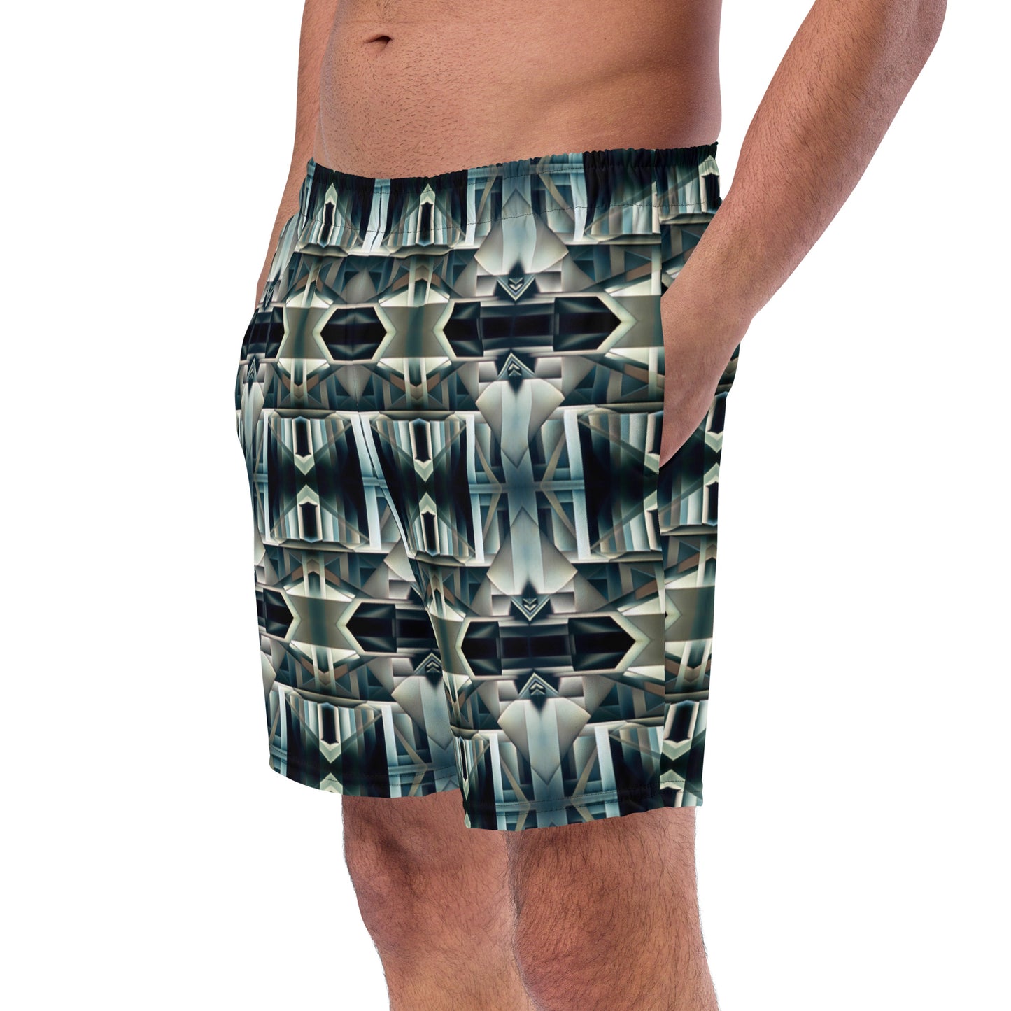 DMV 0414 Conceptual Artsy Men's swim trunks