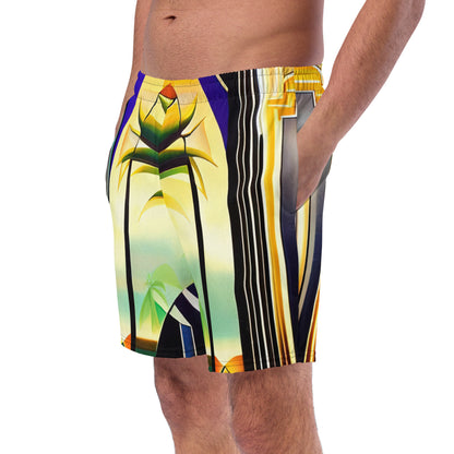 DMV 0258 Retro Art Men's swim trunks