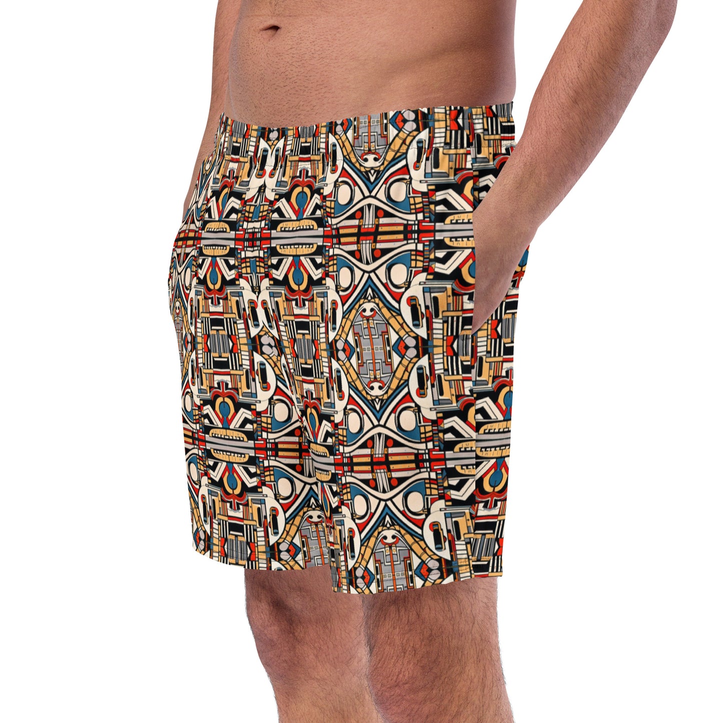 DMV 1349 Chic Boho Men's swim trunks