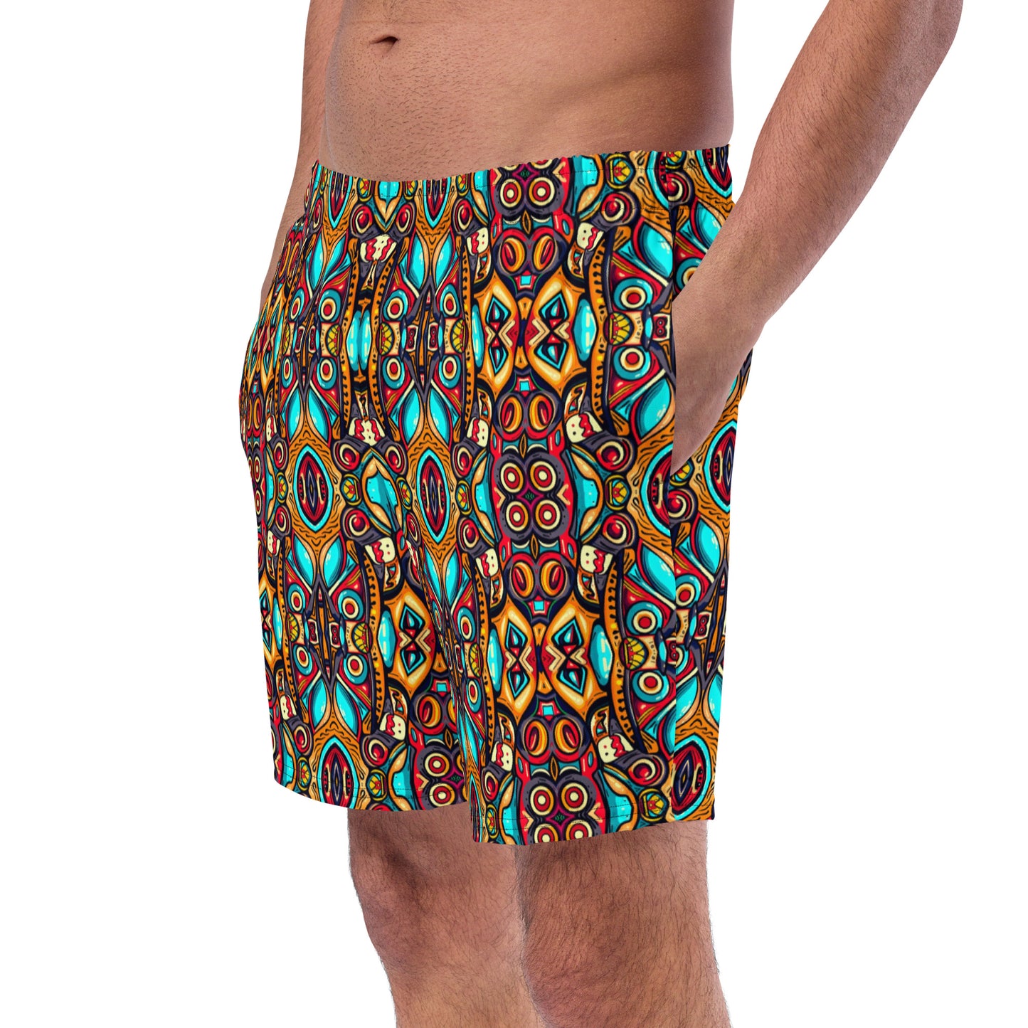 DMV 0426 Psy Artsy Men's swim trunks