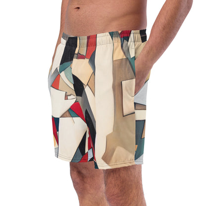 DMV 0508 Abstract Art Men's swim trunks