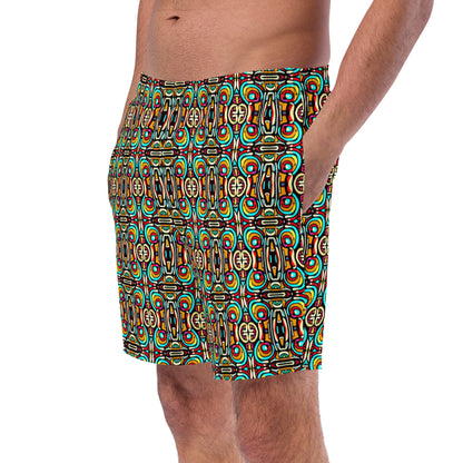 DMV 0422 Psy Artsy Men's swim trunks