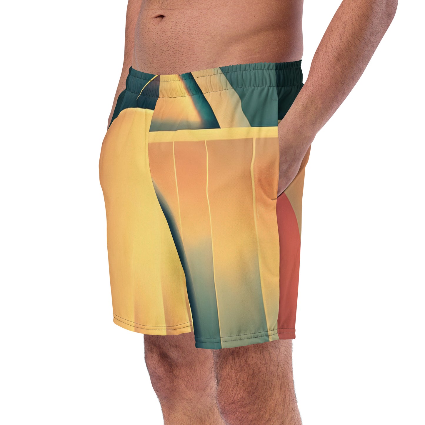 DMV 1831 Retro Art Men's swim trunks