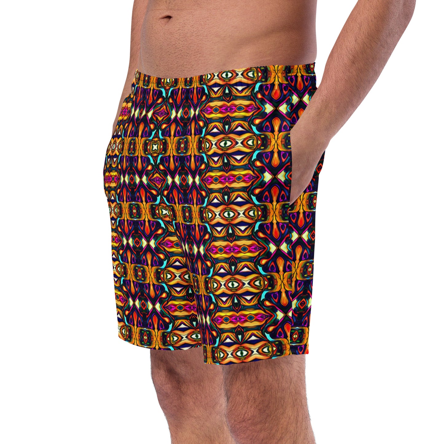 DMV 1126 Psy Artsy Men's swim trunks