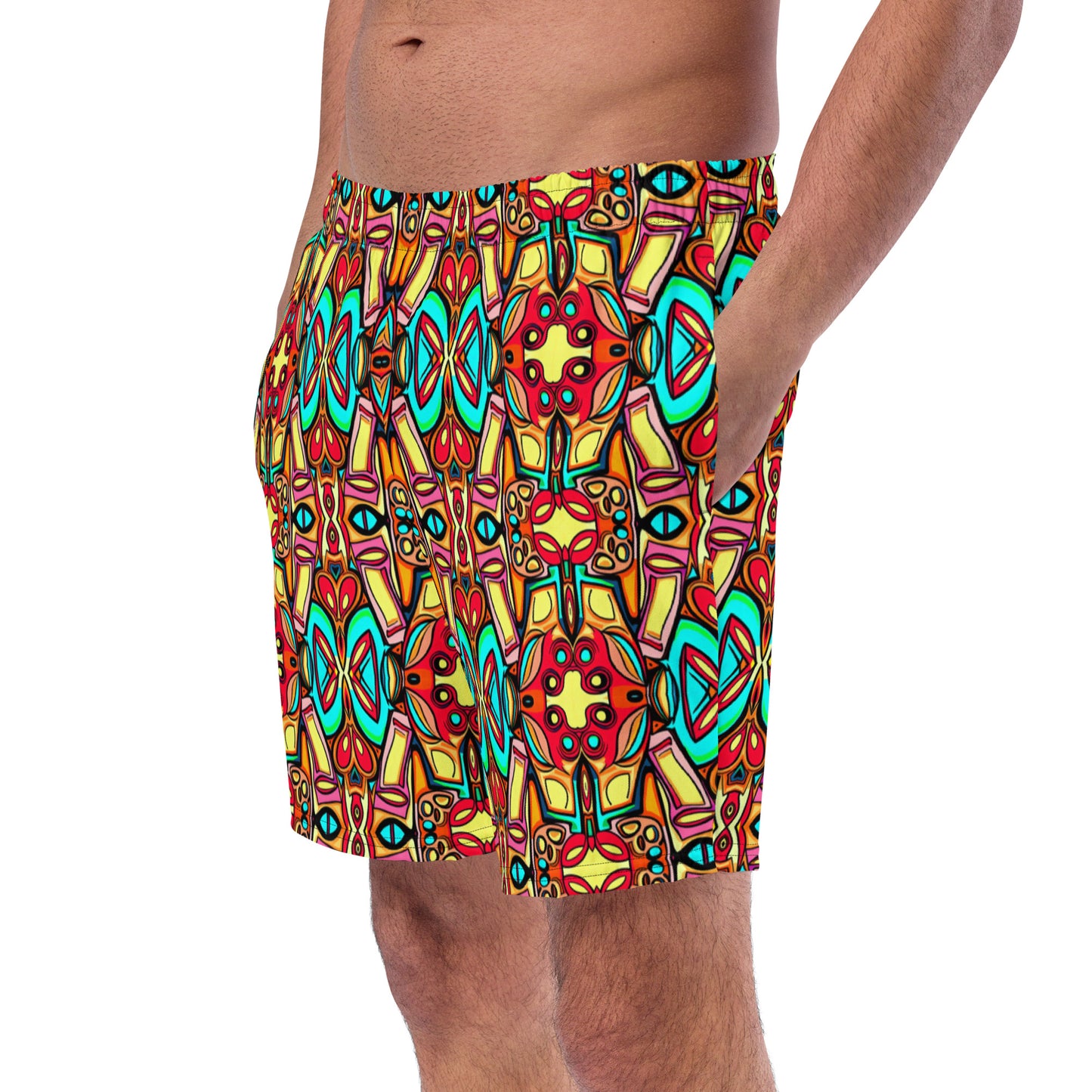 DMV 1002 Psy Artsy Men's swim trunks