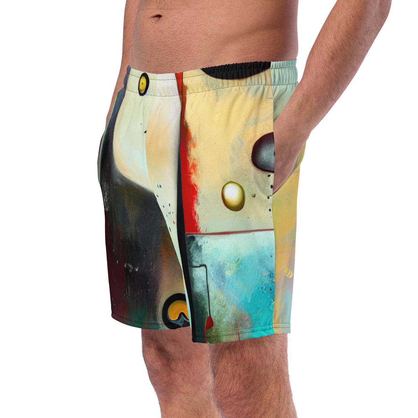 DMV 1213 Retro Art Men's swim trunks