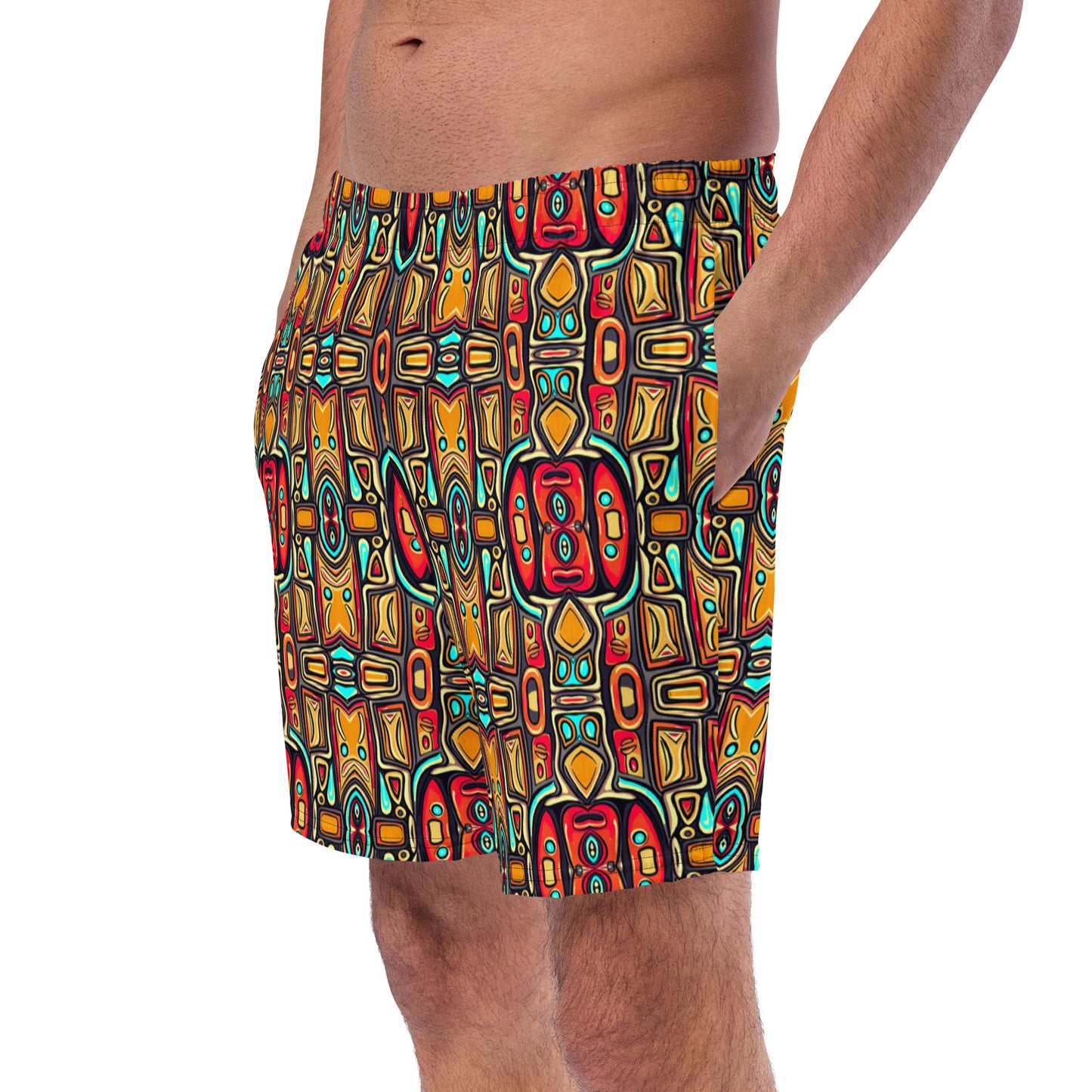 DMV 0796 Psy Artsy Men's swim trunks