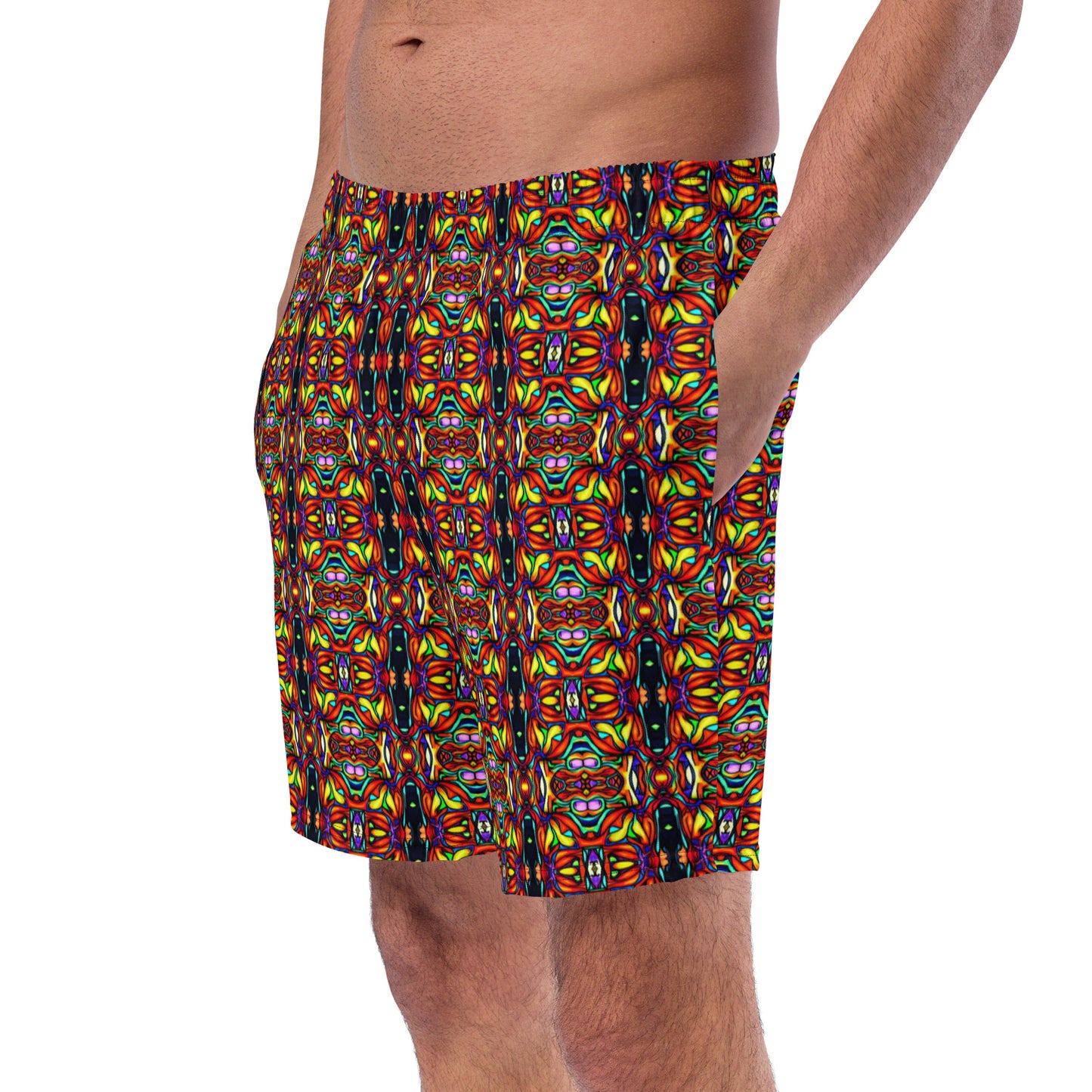 DMV 0730 Psy Artsy Men's swim trunks