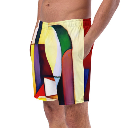 DMV 1506 Abstract Art Men's swim trunks