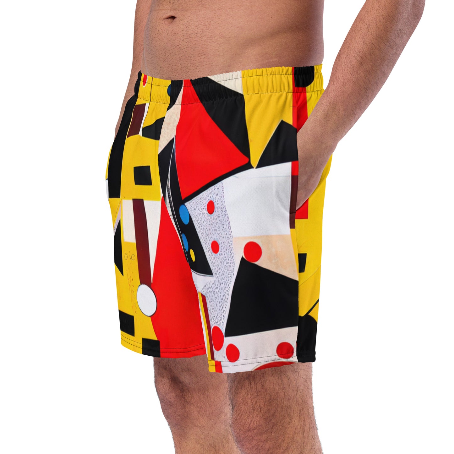 DMV 0576 Retro Art Men's swim trunks