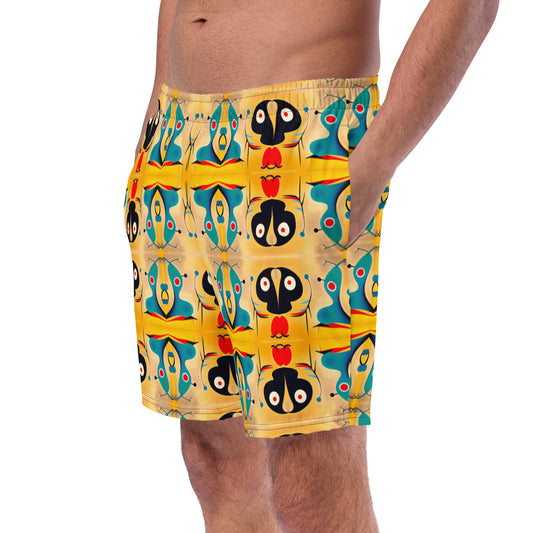 DMV 1415 Vintage Artsy Men's swim trunks