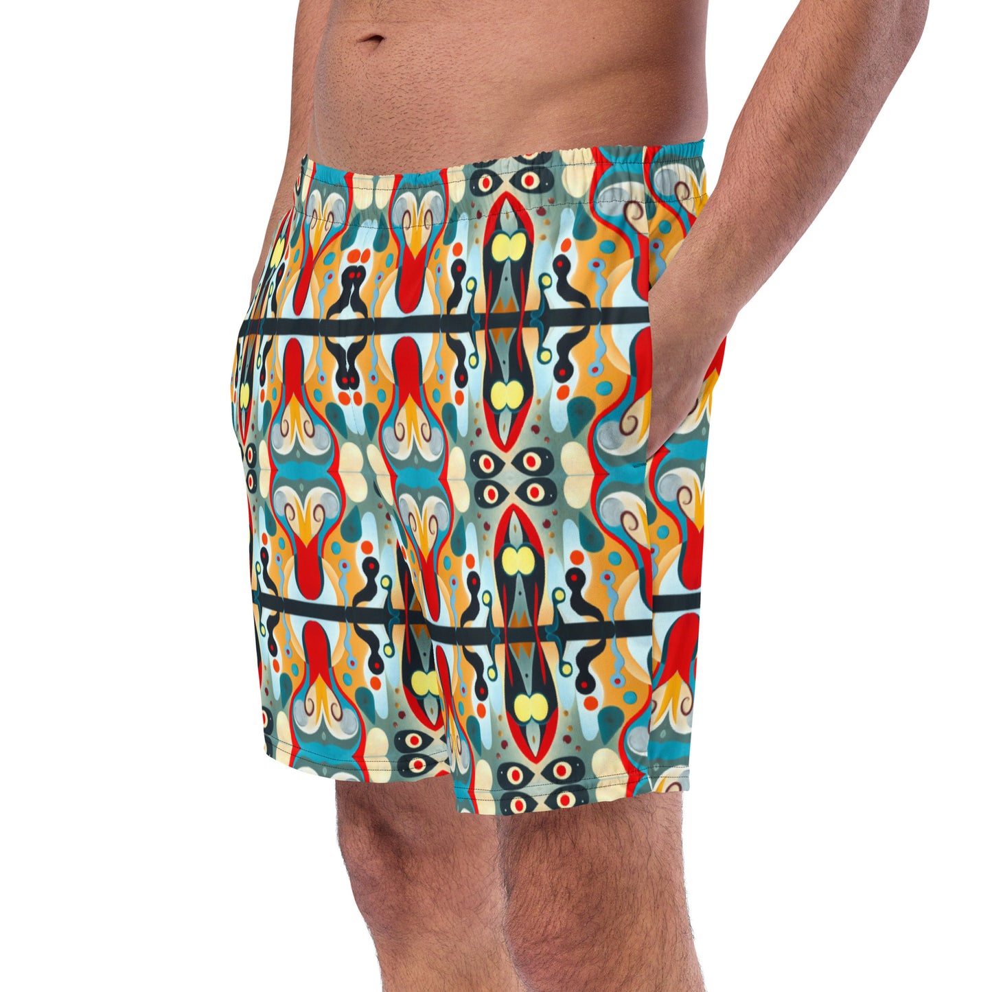 DMV 0361 Vintage Artsy Men's swim trunks