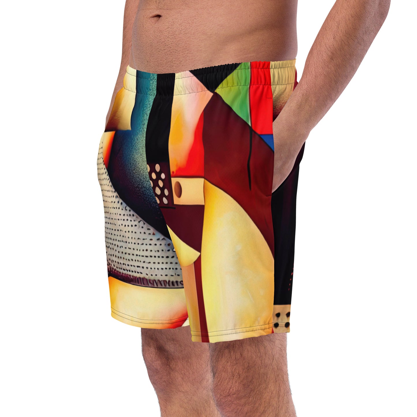 DMV 1218 Retro Art Men's swim trunks