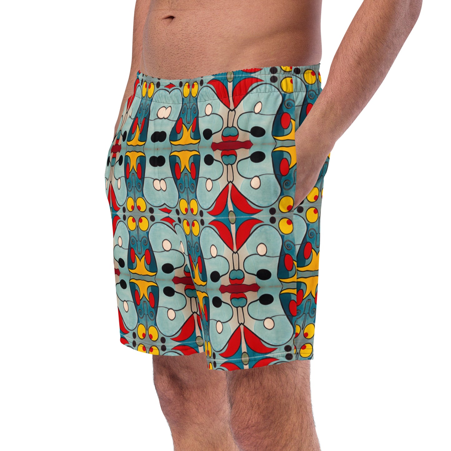 DMV 0921 Vintage Artsy Men's swim trunks