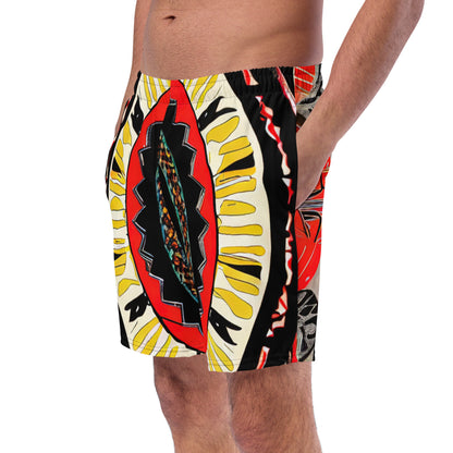 DMV 0600 Boho All-Over Print Recycled Swim Trunks