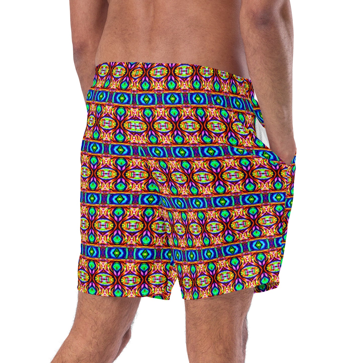 DMV 0245 Psy Artsy Men's swim trunks