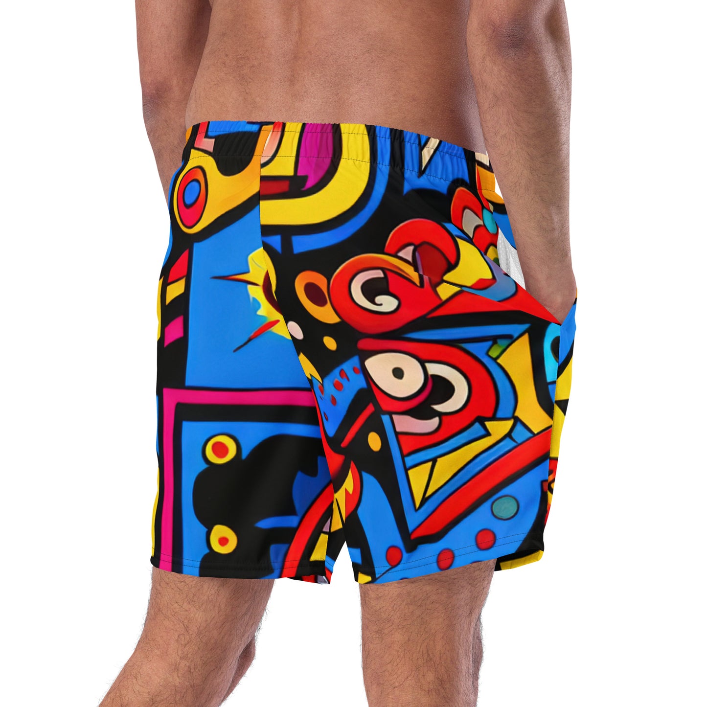 DMV 0235 Psy Art Men's swim trunks