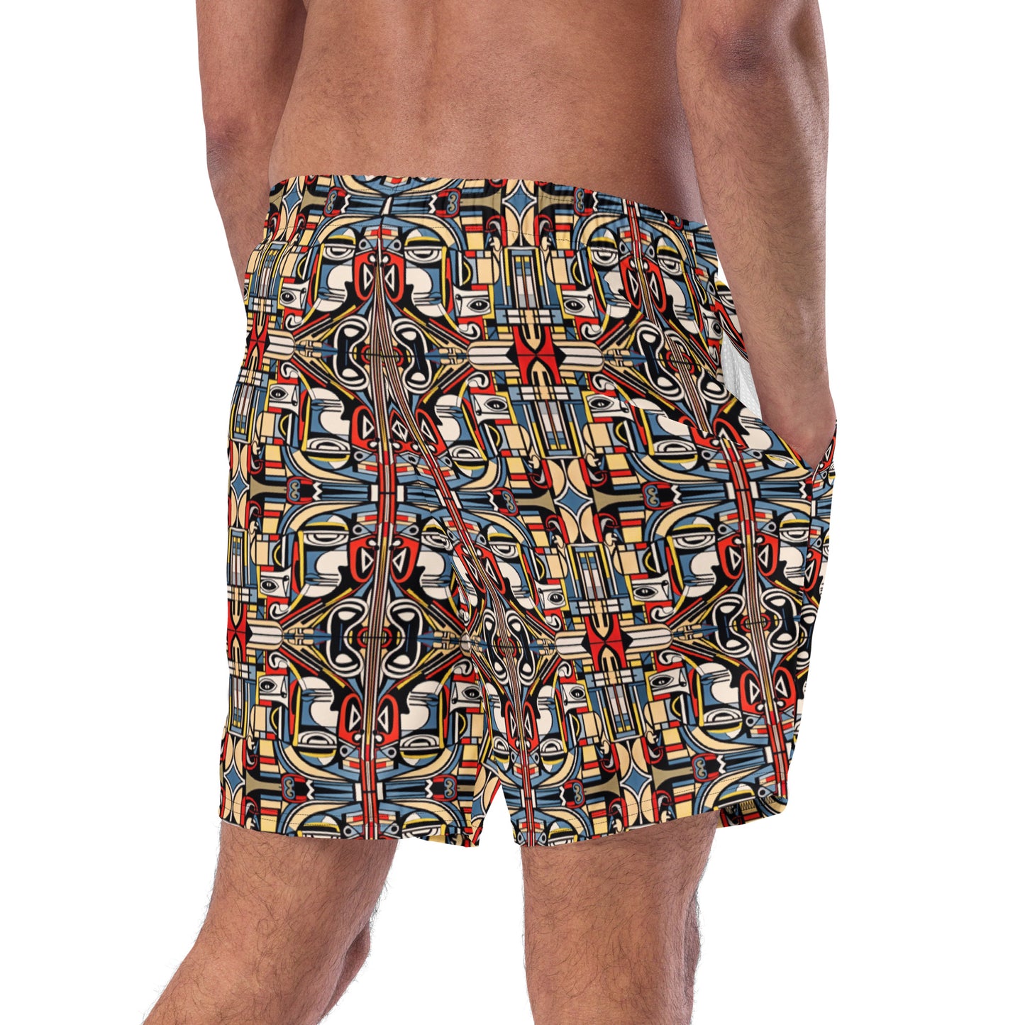 DMV 0283 Chic Boho Men's swim trunks