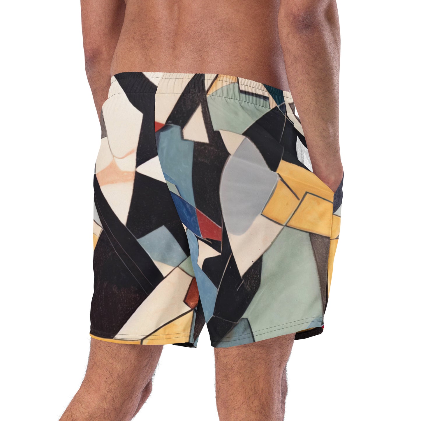 DMV 0047 Abstract Art Men's swim trunks