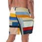 DMV 0072 Abstract Art Men's swim trunks