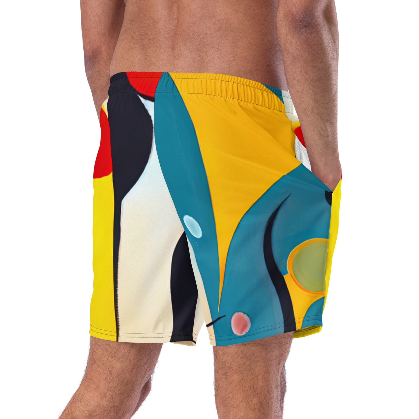 DMV 0037 Retro Art Men's swim trunks