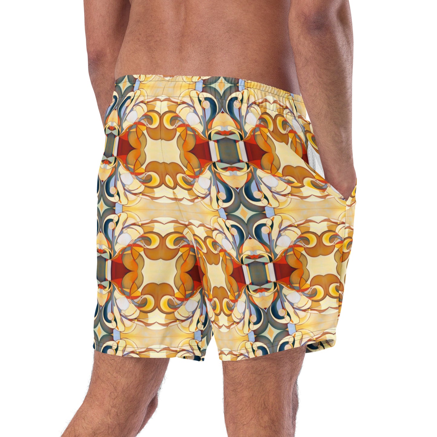 DMV 0089 Chic Boho Men's swim trunks