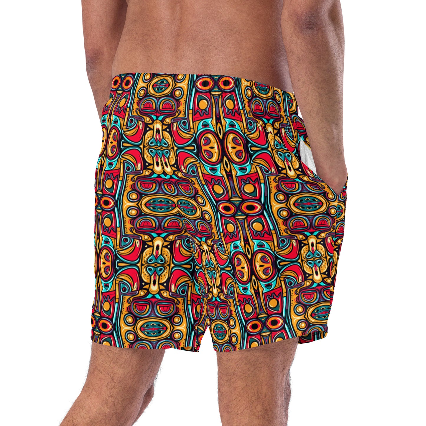 DMV 0249 Psy Artsy Men's swim trunks