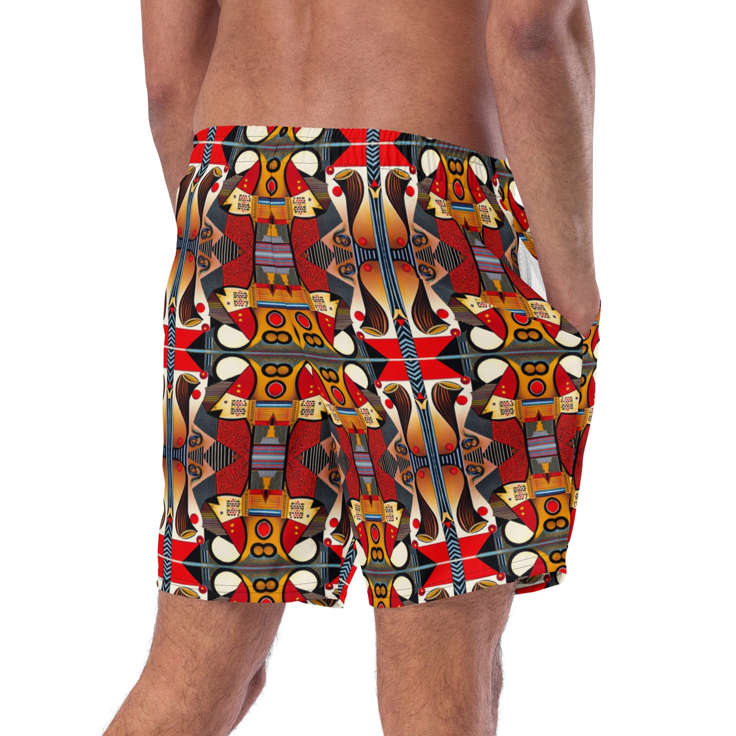 DMV 0208 Chic Boho Men's swim trunks