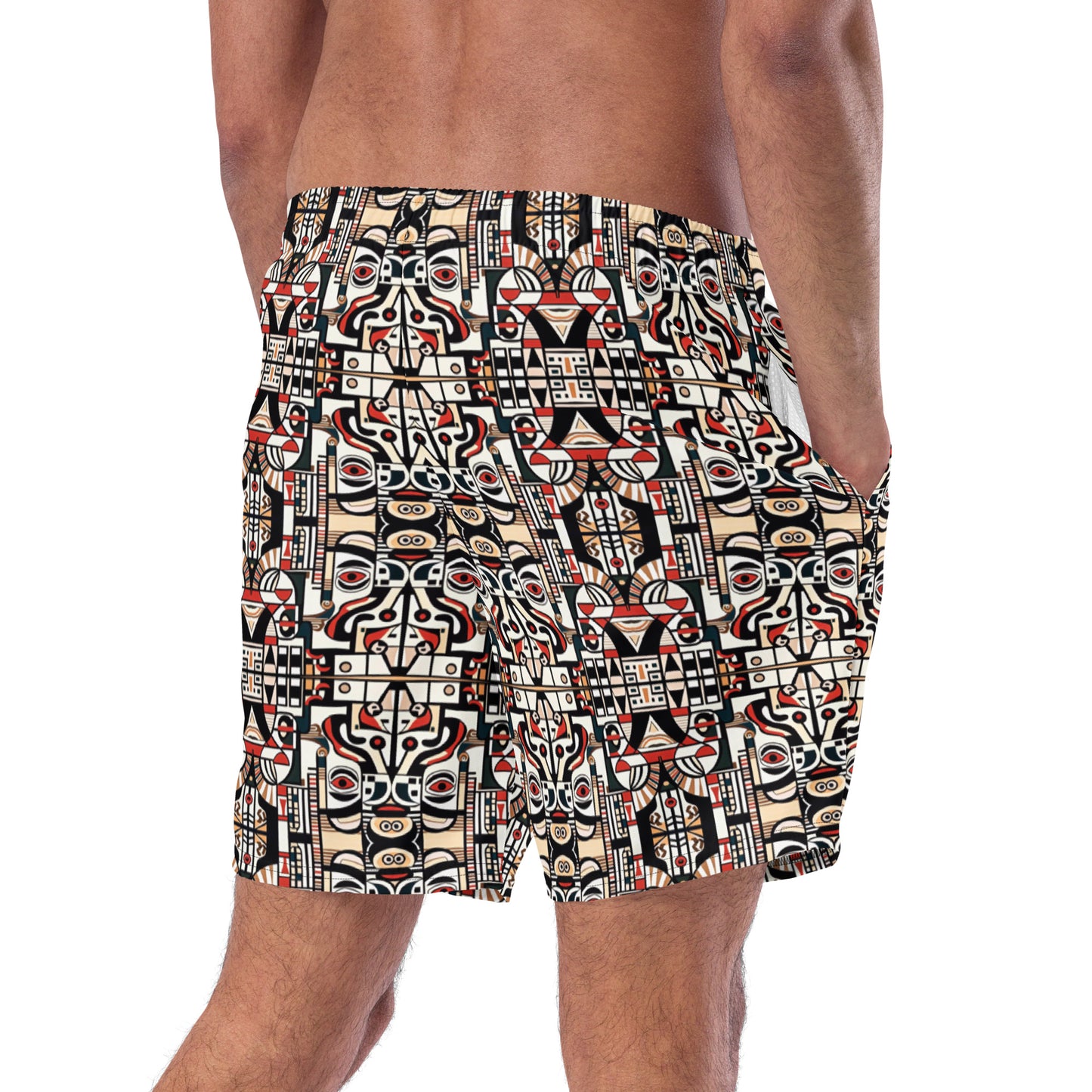 DMV 0131 Chic Boho Men's swim trunks