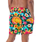 DMV 0193 Floral Men's swim trunks