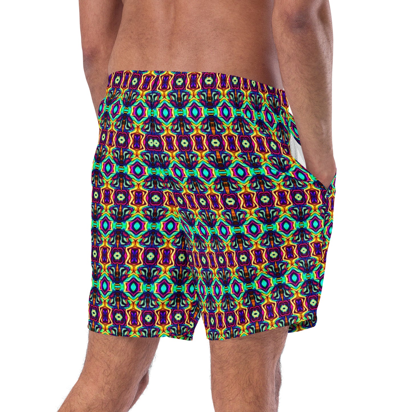 DMV 1465 Psy Artsy Men's swim trunks