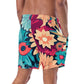 DMV 0293 Floral Men's swim trunks